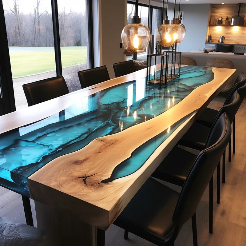 how to begin building your own resin river table a