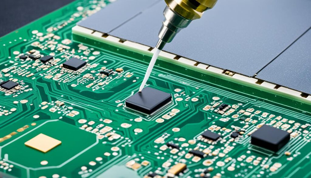 pcb coating adhesive application