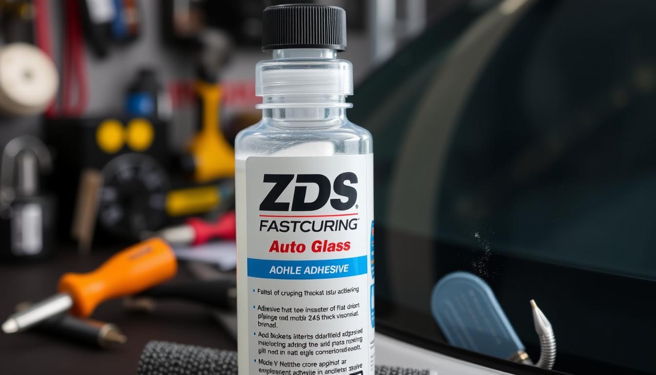 Windshield adhesive with fast curing time