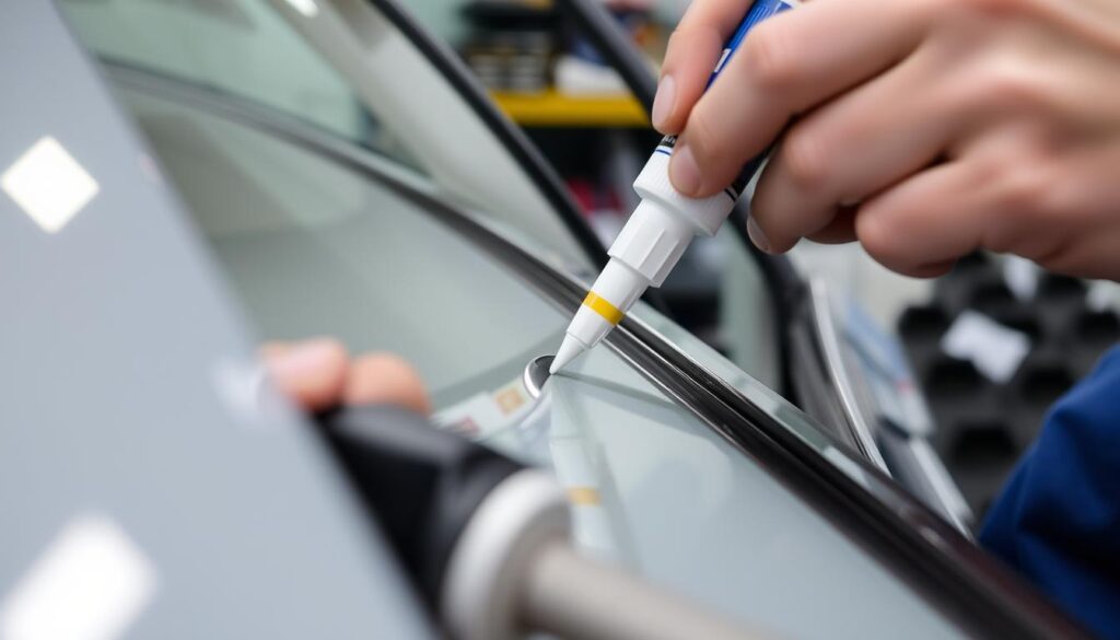 automotive window adhesive application