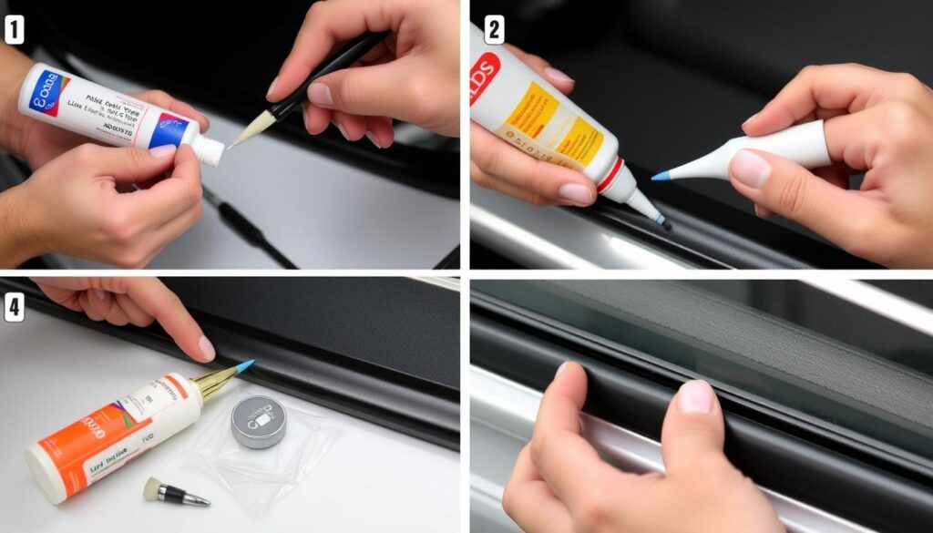 how to apply car trim adhesive effectively