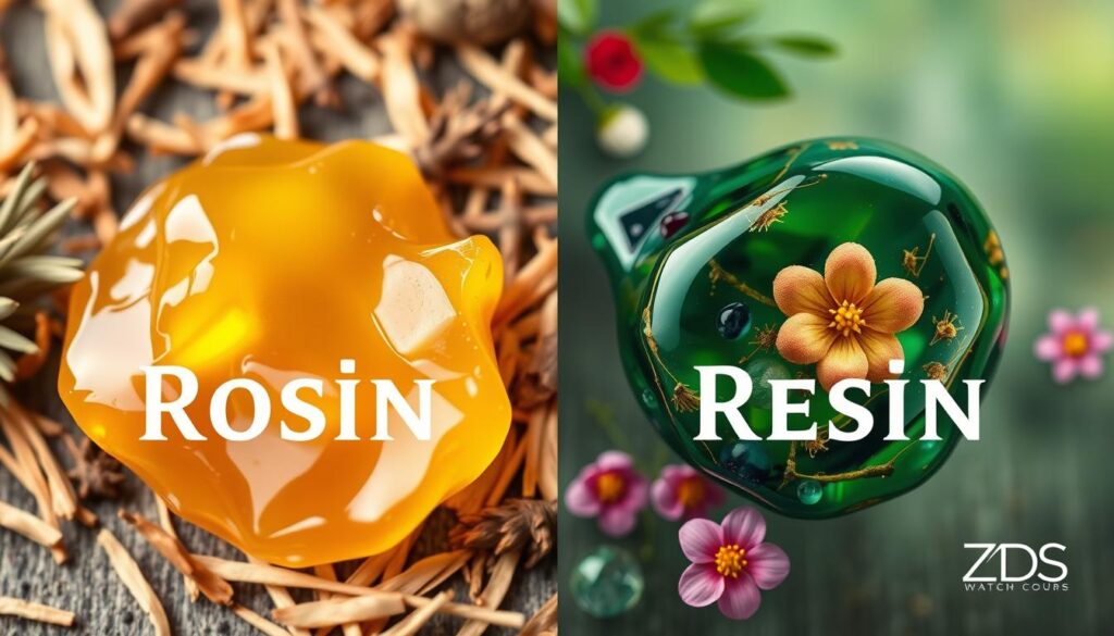 resin v rosin