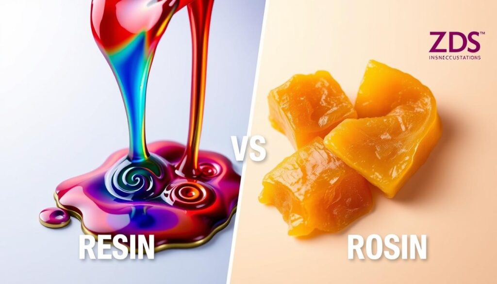 resin versus rosin