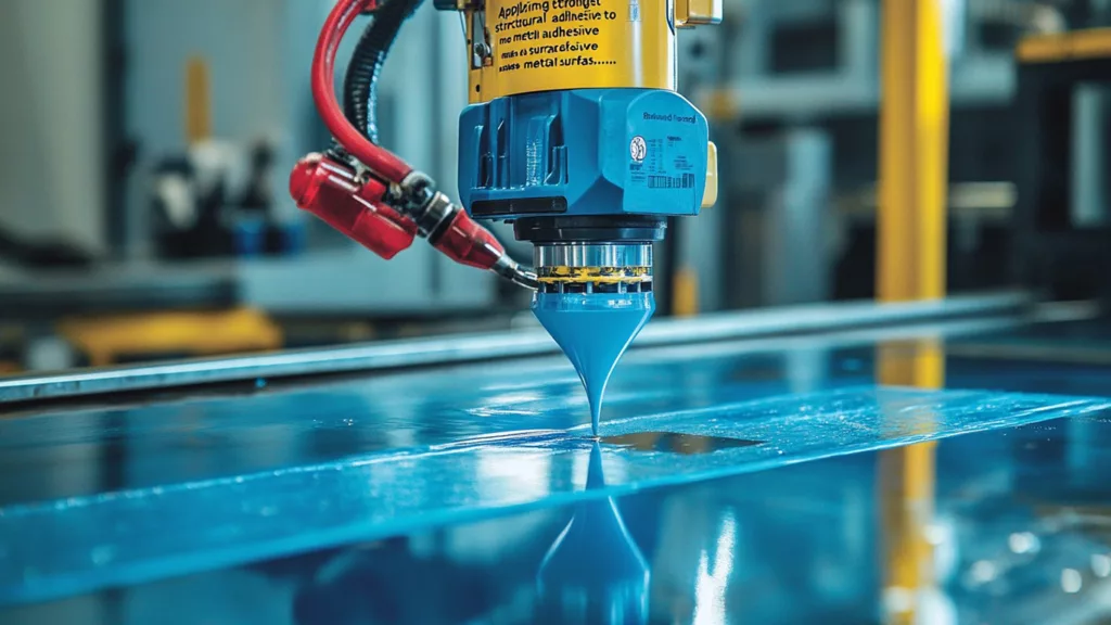 Applying the strongest structural adhesive to metal surfaces