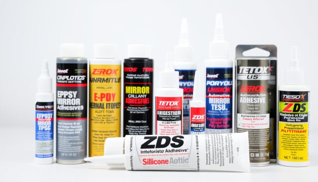 types of automotive mirror adhesive