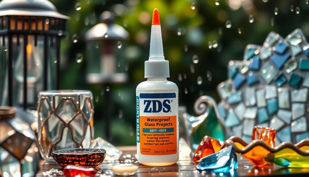 waterproof glue for outdoor glass projects