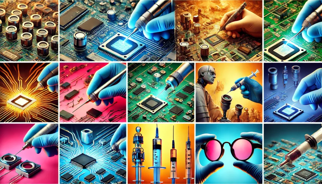 UV adhesives used in electronics, medical devices, and optics